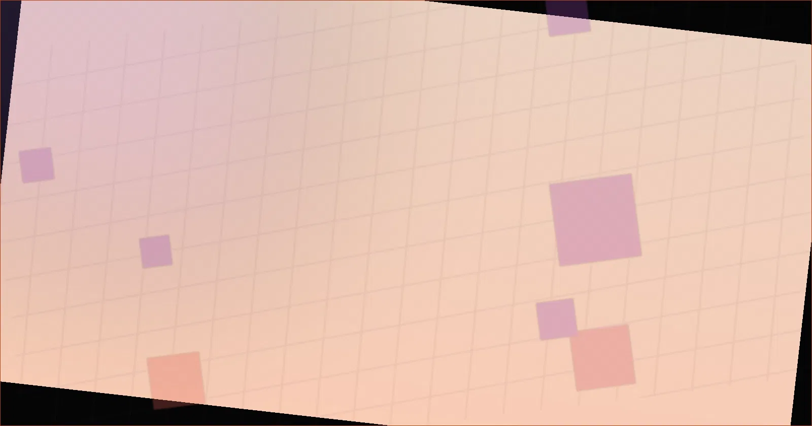 A calm, cozy farming game scene on a tablet at dusk