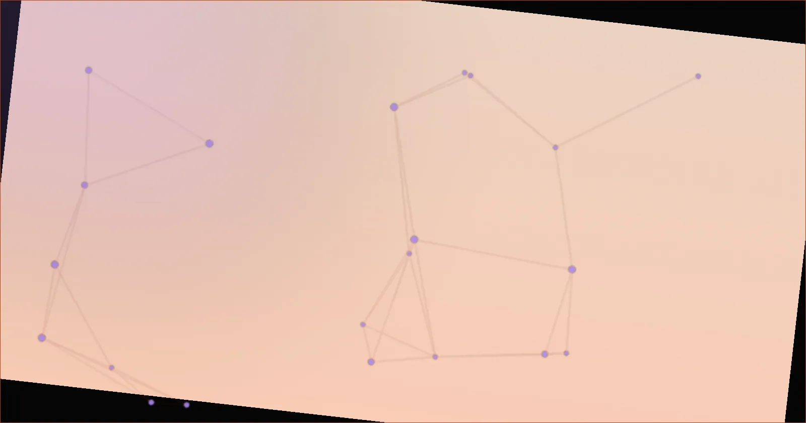 A solitaire card layout spread across a table